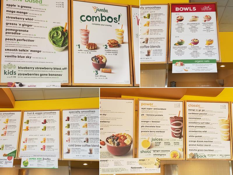 Jamba Menu