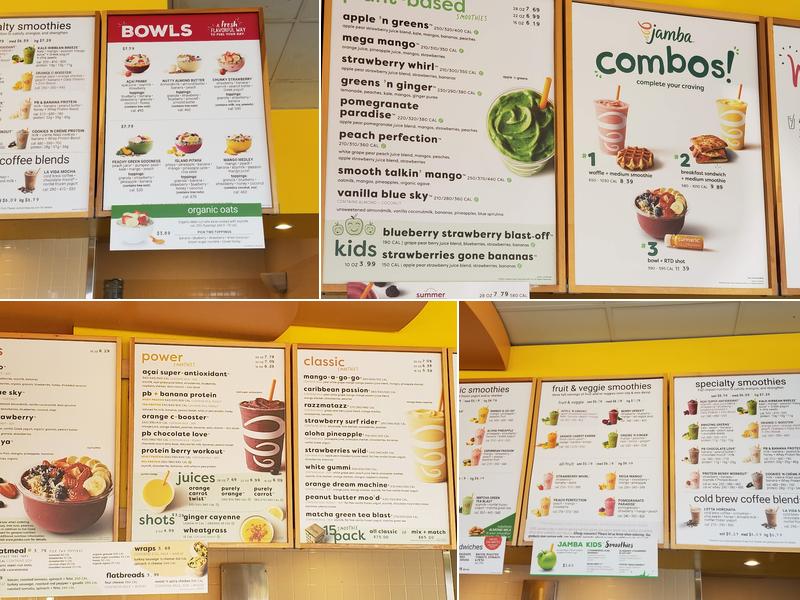 Jamba Menu