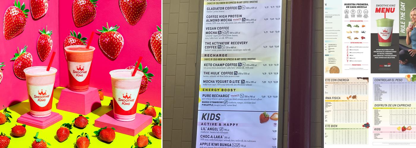 Smoothie King Menu