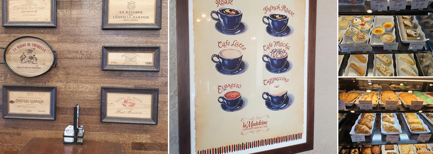 la Madeleine Menu