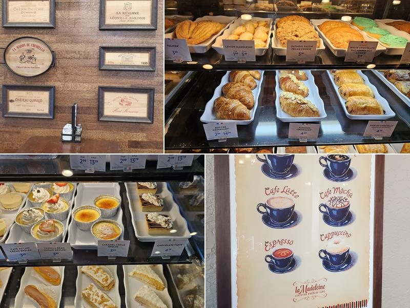 la Madeleine Menu