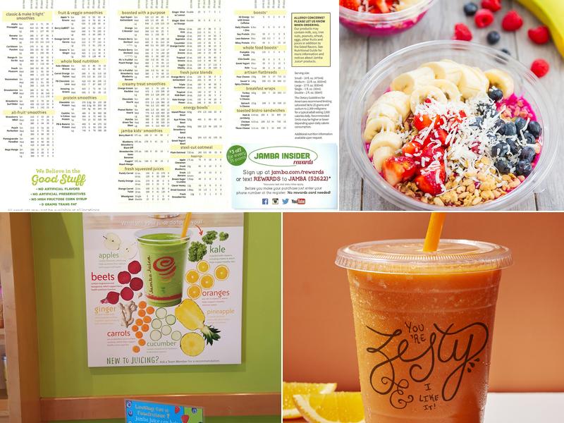 Jamba Menu