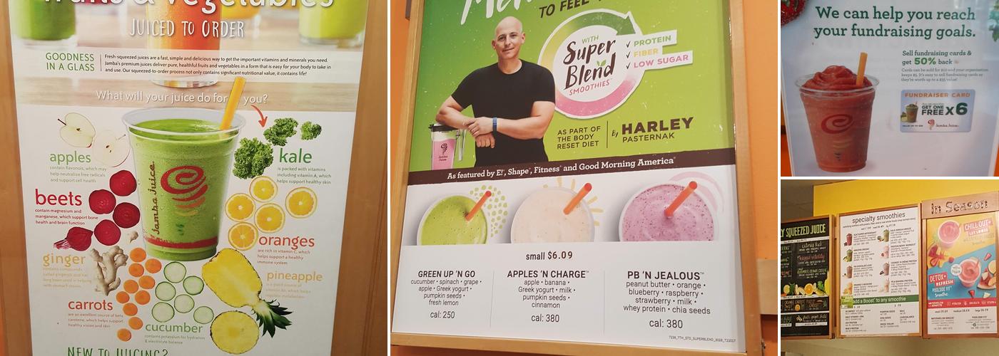 Jamba Menu