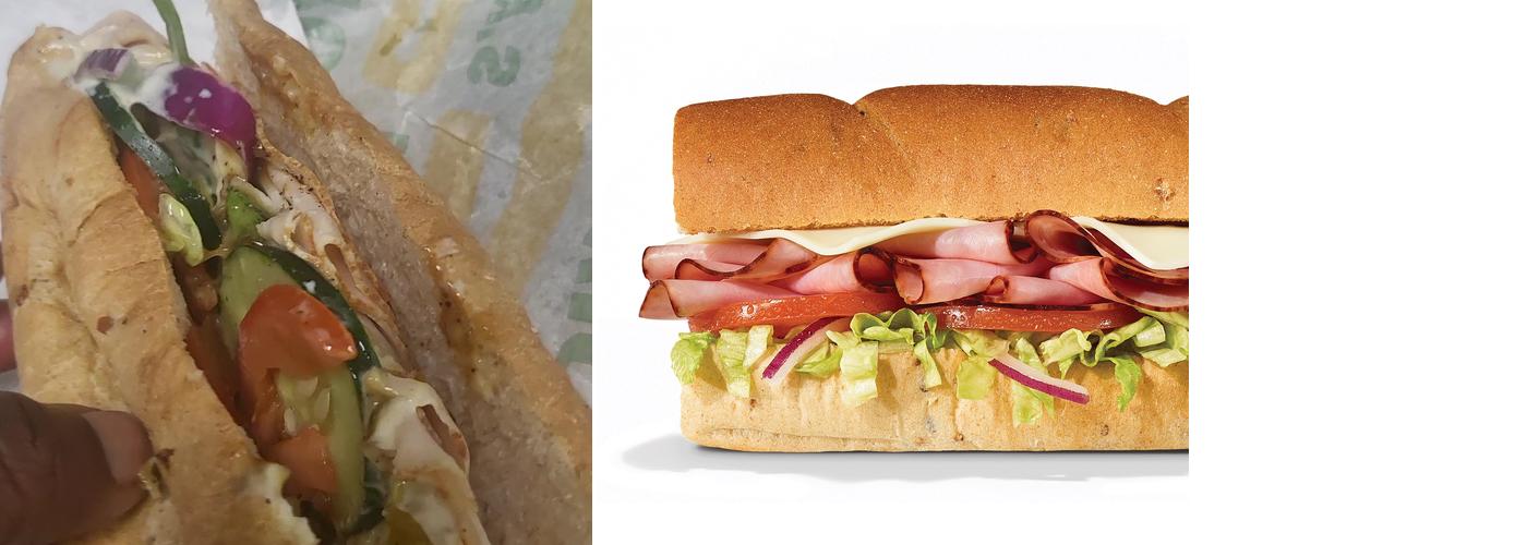 Subway Menu