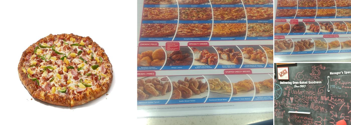 Domino's Pizza Menu