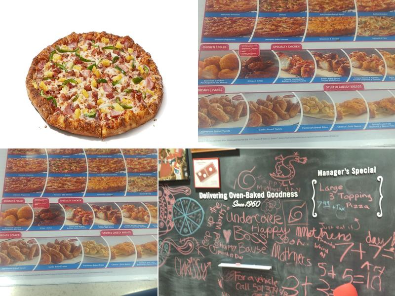Domino's Pizza Menu