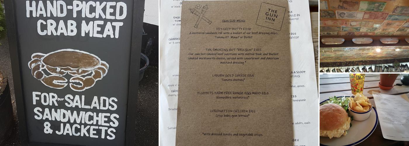 The Gun Inn Menu