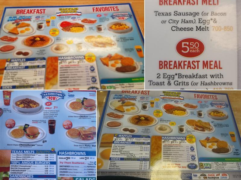 Waffle House Menu