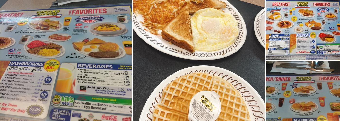 Waffle House Menu