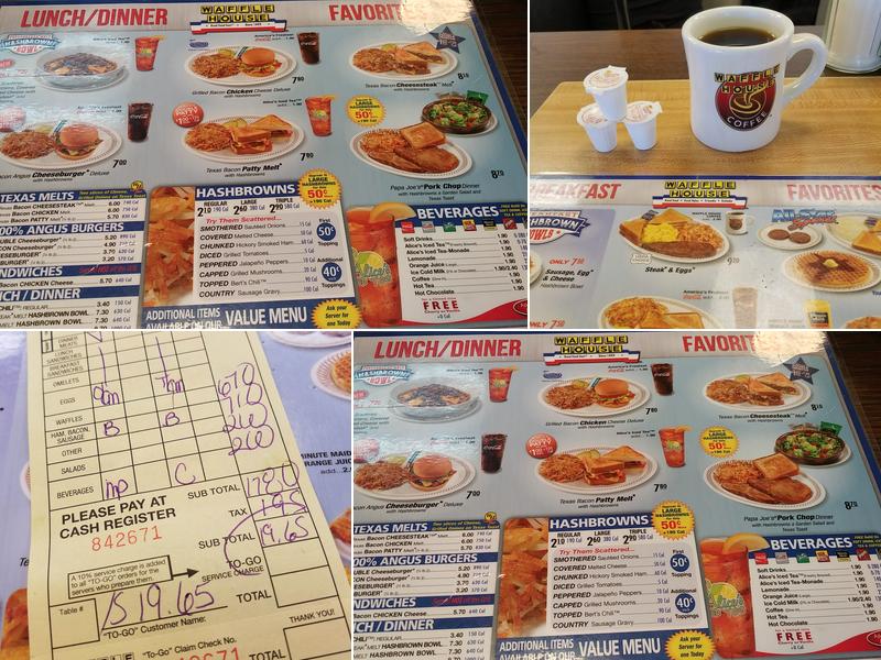 Waffle House Menu