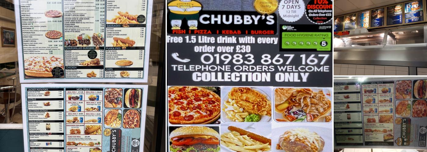Chubby’s Chunky Chip Shop Menu