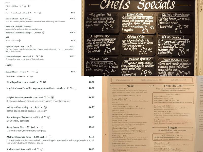 Merrie Gardens Farm Menu
