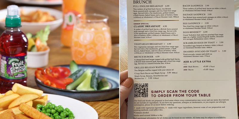 Ember Woodpecker Menu