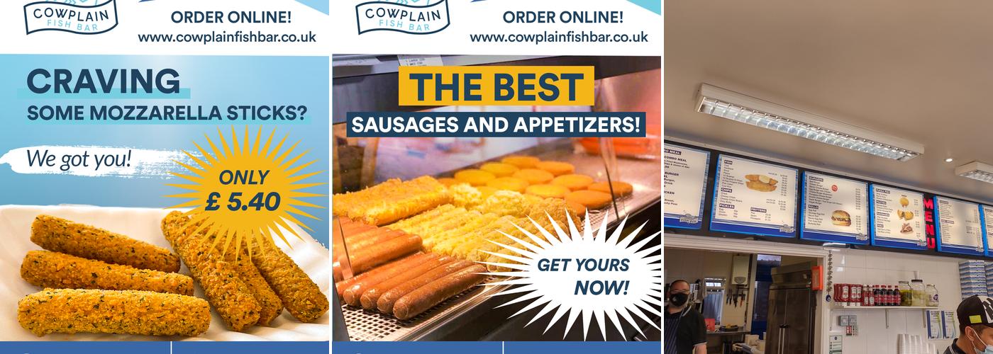 Cowplain Fish Bar Menu