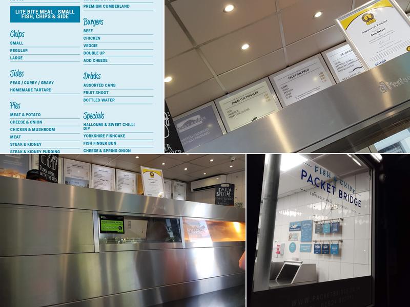 Packet Bridge Fish & Chips Menu