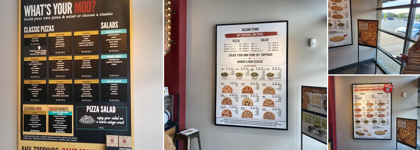 MOD Pizza Menu