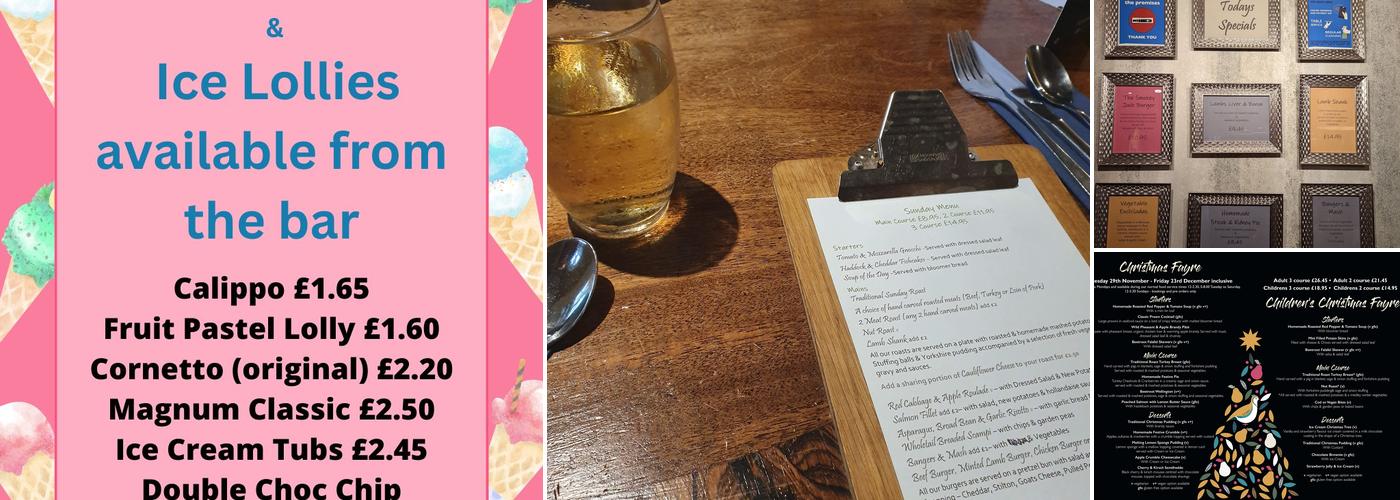 The Rose & Crown Menu