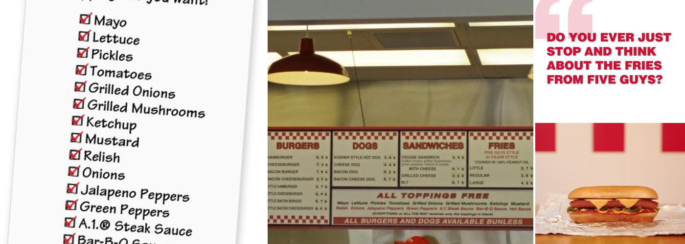 Five Guys Menu
