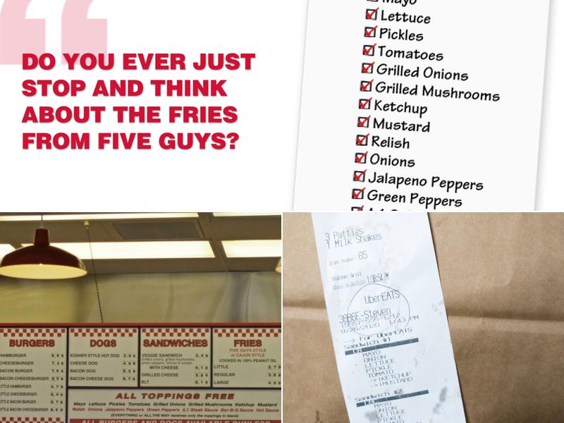 Five Guys Menu