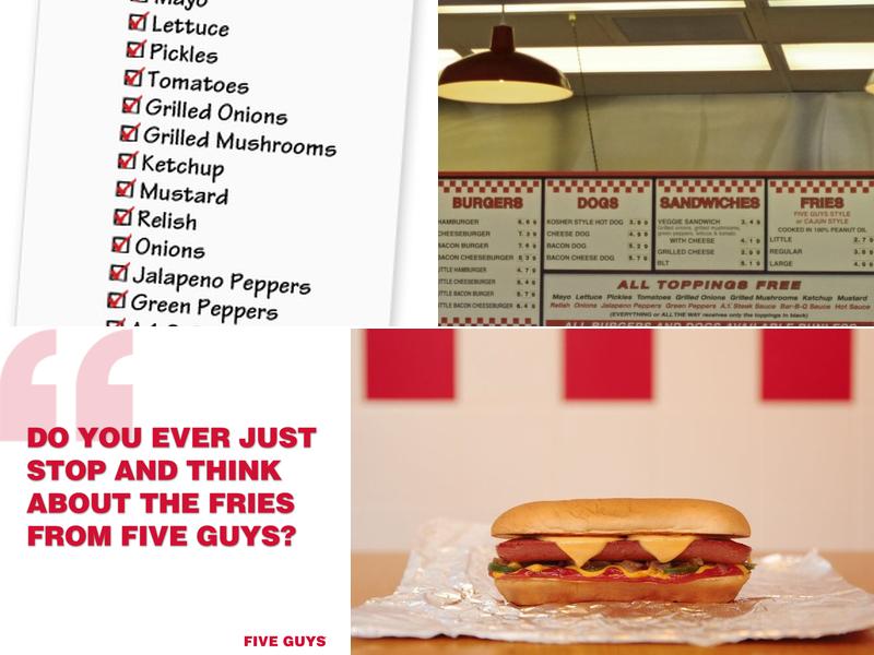 Five Guys Menu