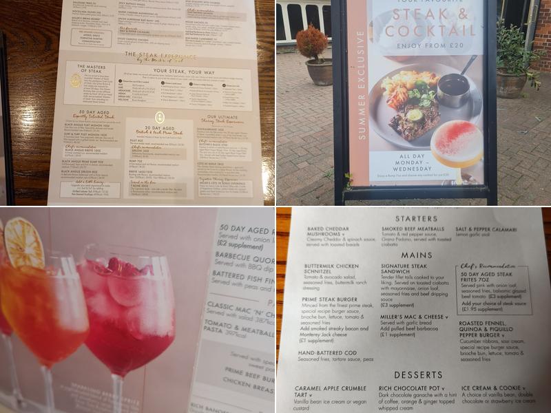 Miller & Carter Bexley Menu