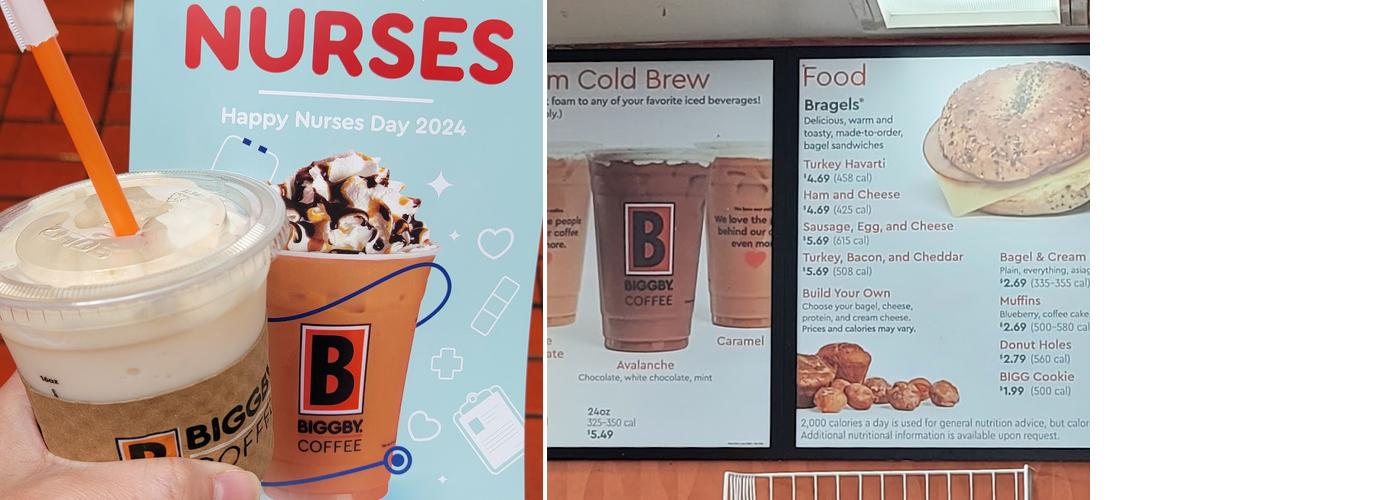 BIGGBY COFFEE Menu