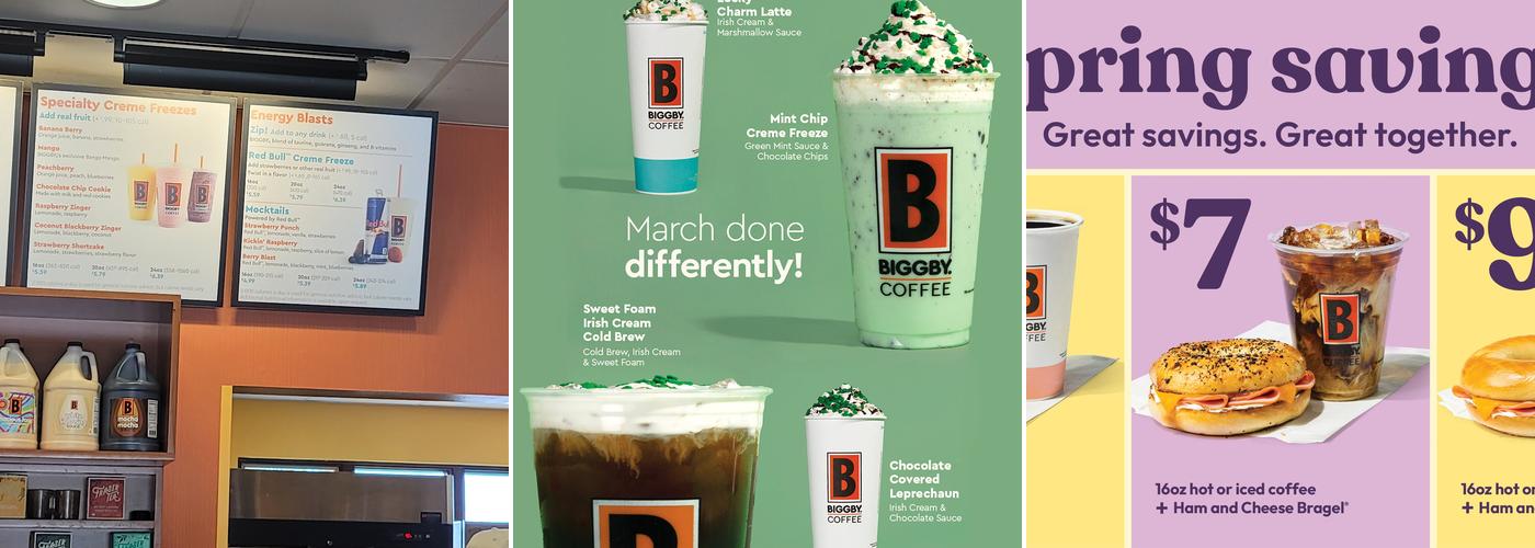 BIGGBY COFFEE Menu