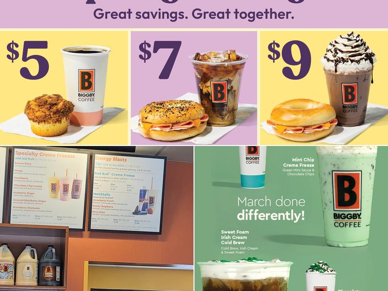 BIGGBY COFFEE Menu