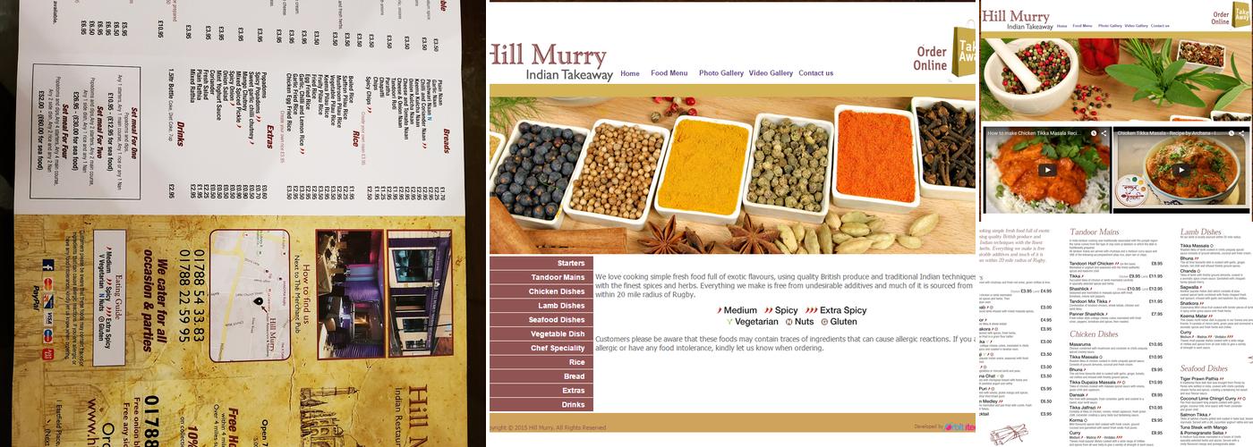Hill Murry Menu