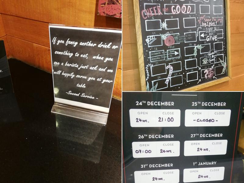 Starbucks Coffee Menu