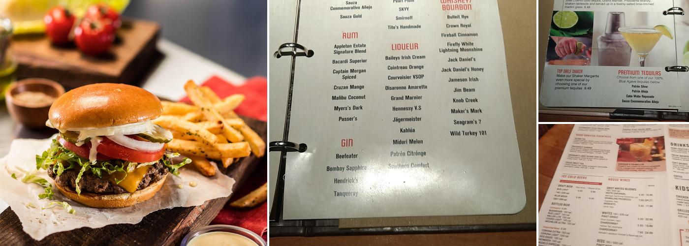 Cheddar's Scratch Kitchen Menu