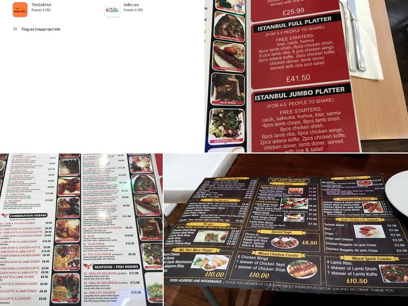 Istanbul BBQ House Menu