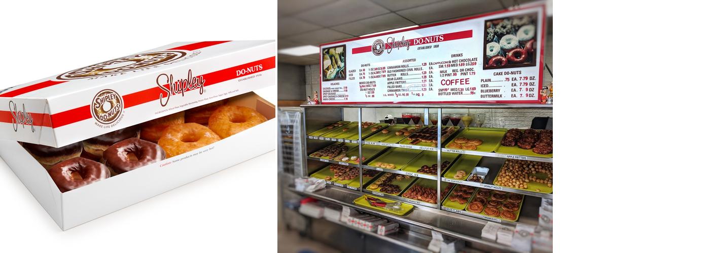 Shipley Do-Nuts Menu