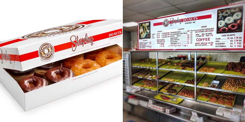 Shipley Do-Nuts Menu