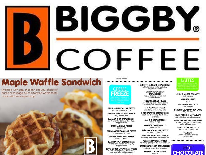 BIGGBY COFFEE Menu