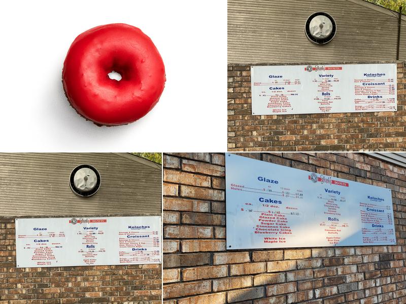 Shipley Do-Nuts Menu