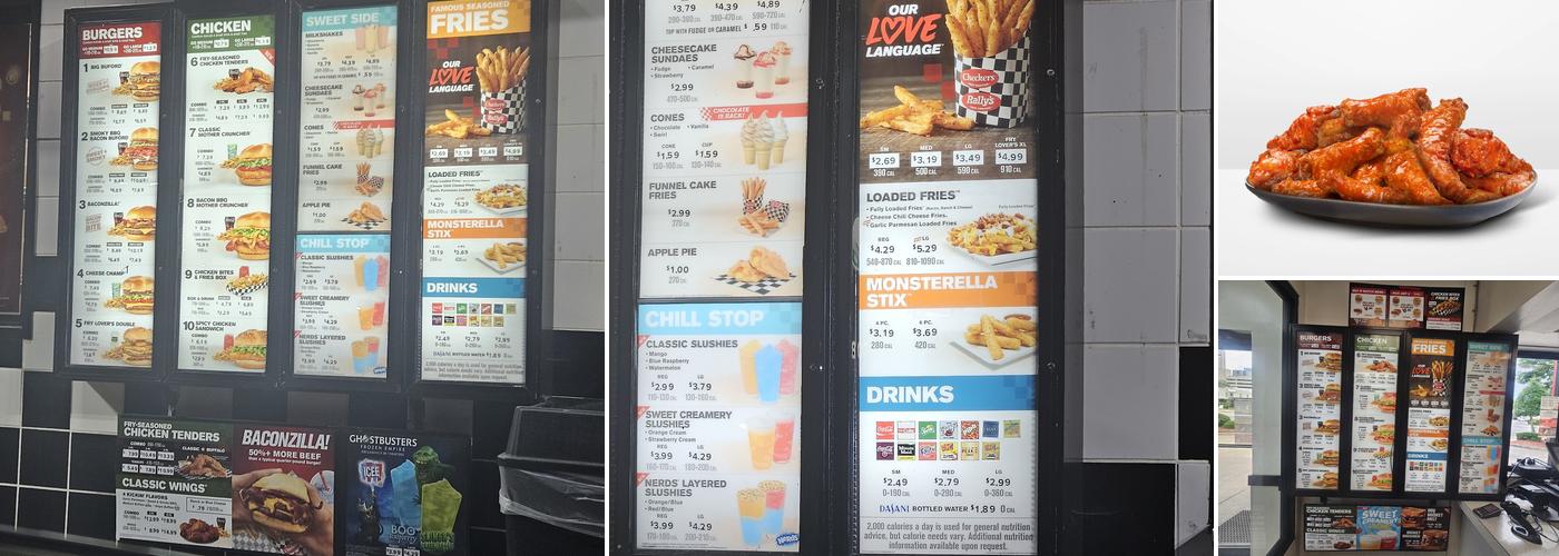 Rally's Menu