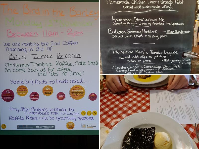 Bird In the Barley Menu