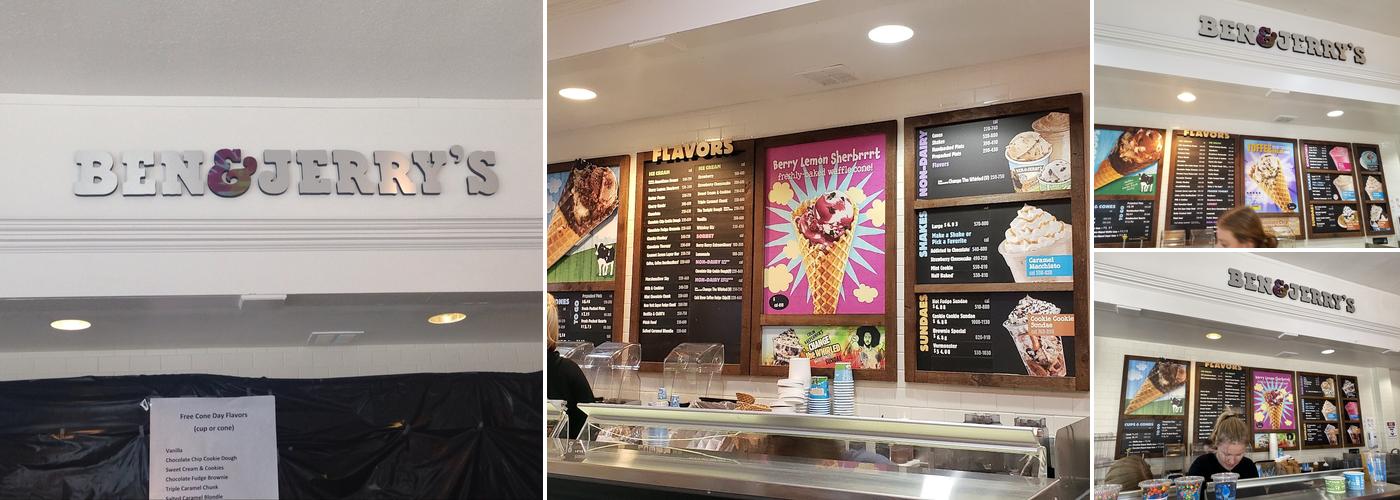Ben & Jerry’s Menu