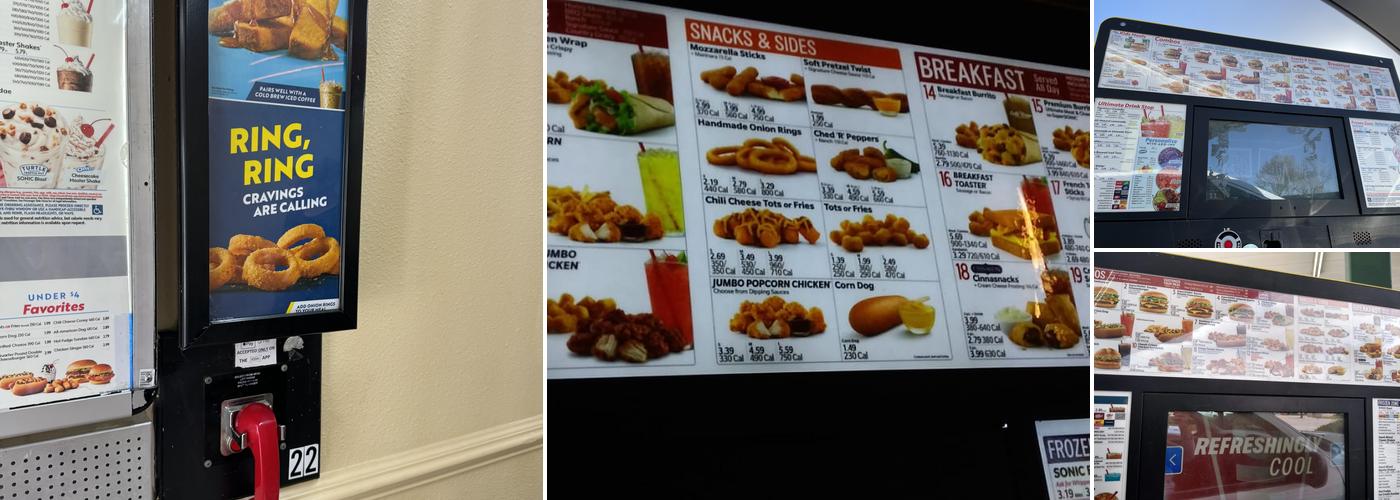 Sonic Drive-In Menu