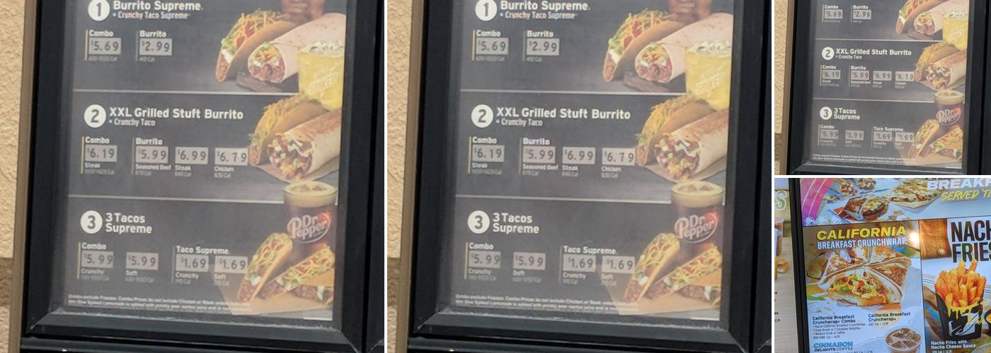 Taco Bell Menu