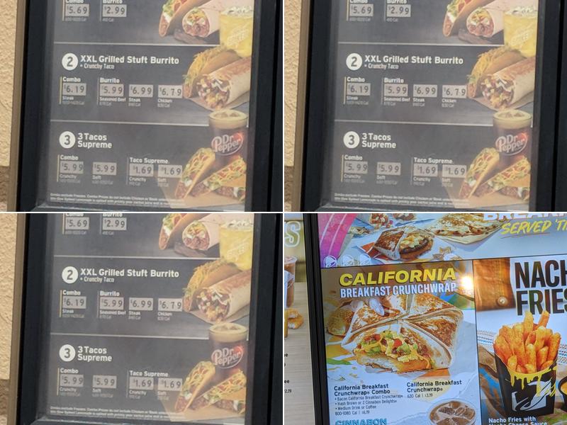 Taco Bell Menu
