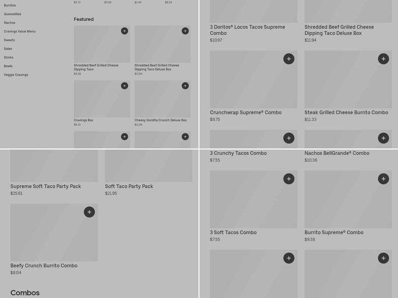 Taco Bell Menu