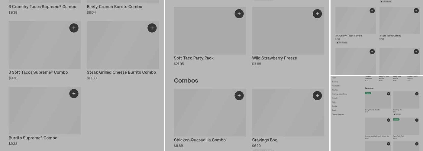 Taco Bell Menu