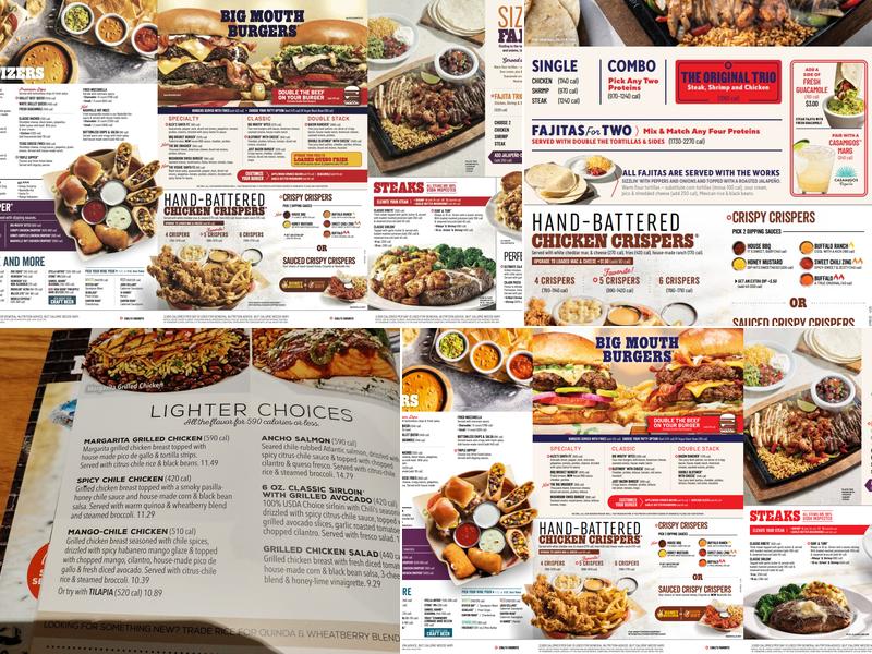 Chili's Grill & Bar Menu