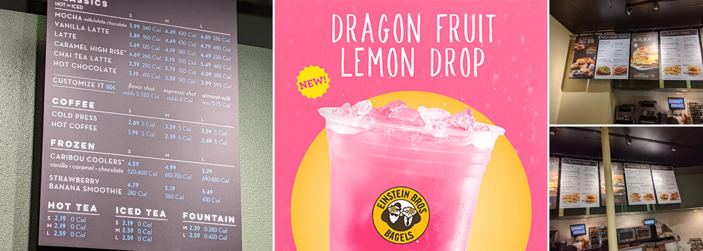 Einstein Bros. Bagels Menu