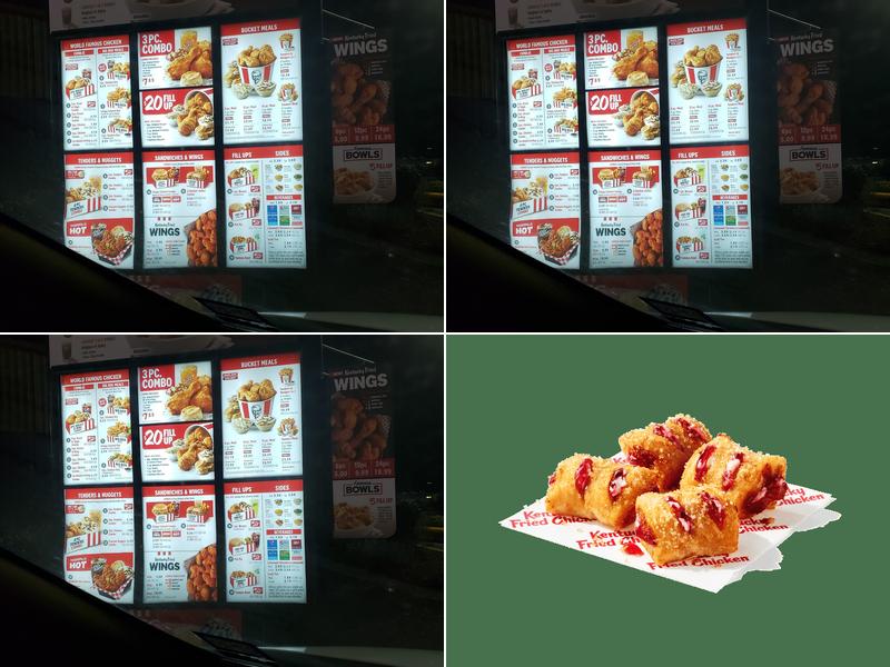 KFC Menu