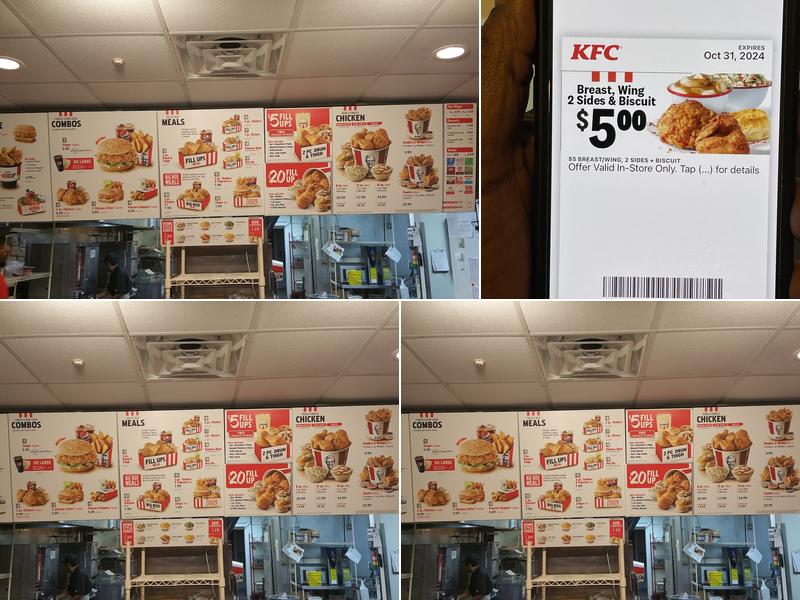 KFC Menu