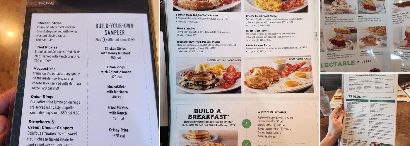 Perkins Restaurant & Bakery Menu