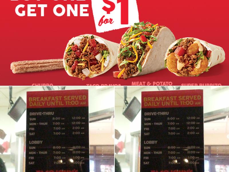 Taco John's Menu